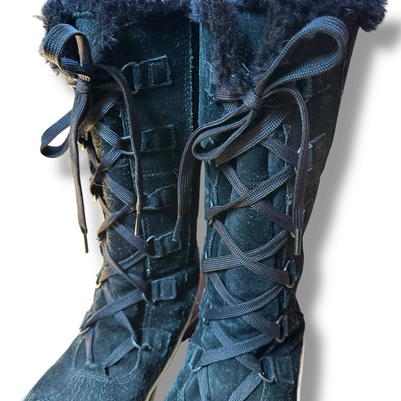 Sorel Tripoli High II Black Suede Winter Waterproof Boots NL2093-010 Sz 10.5 - Picture 6 of 10